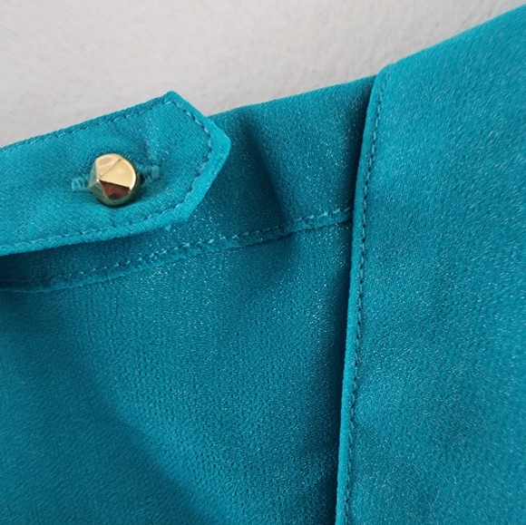 Metaphor turquoise blouse - Picture 6 of 6